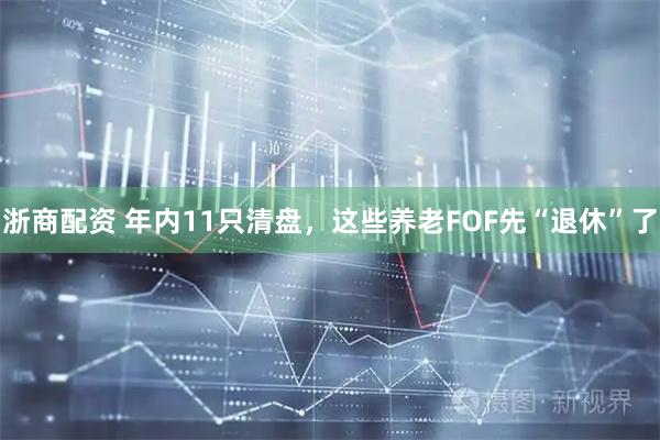 浙商配资 年内11只清盘，这些养老FOF先“退休”了